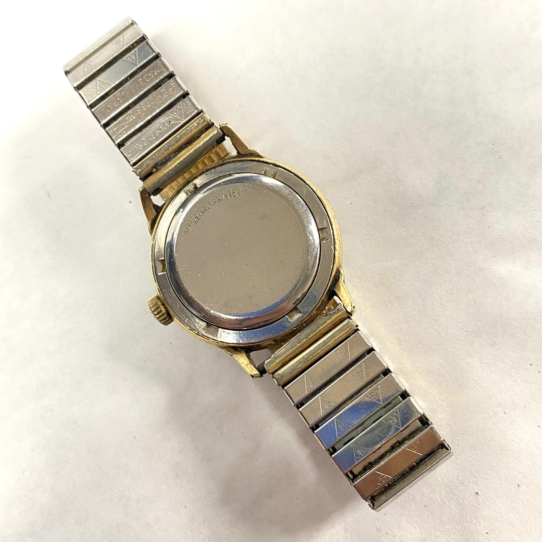 u515 Vintage Wittnauer 10K God Filled Stainless Automatic Wrist Watch 1960's
