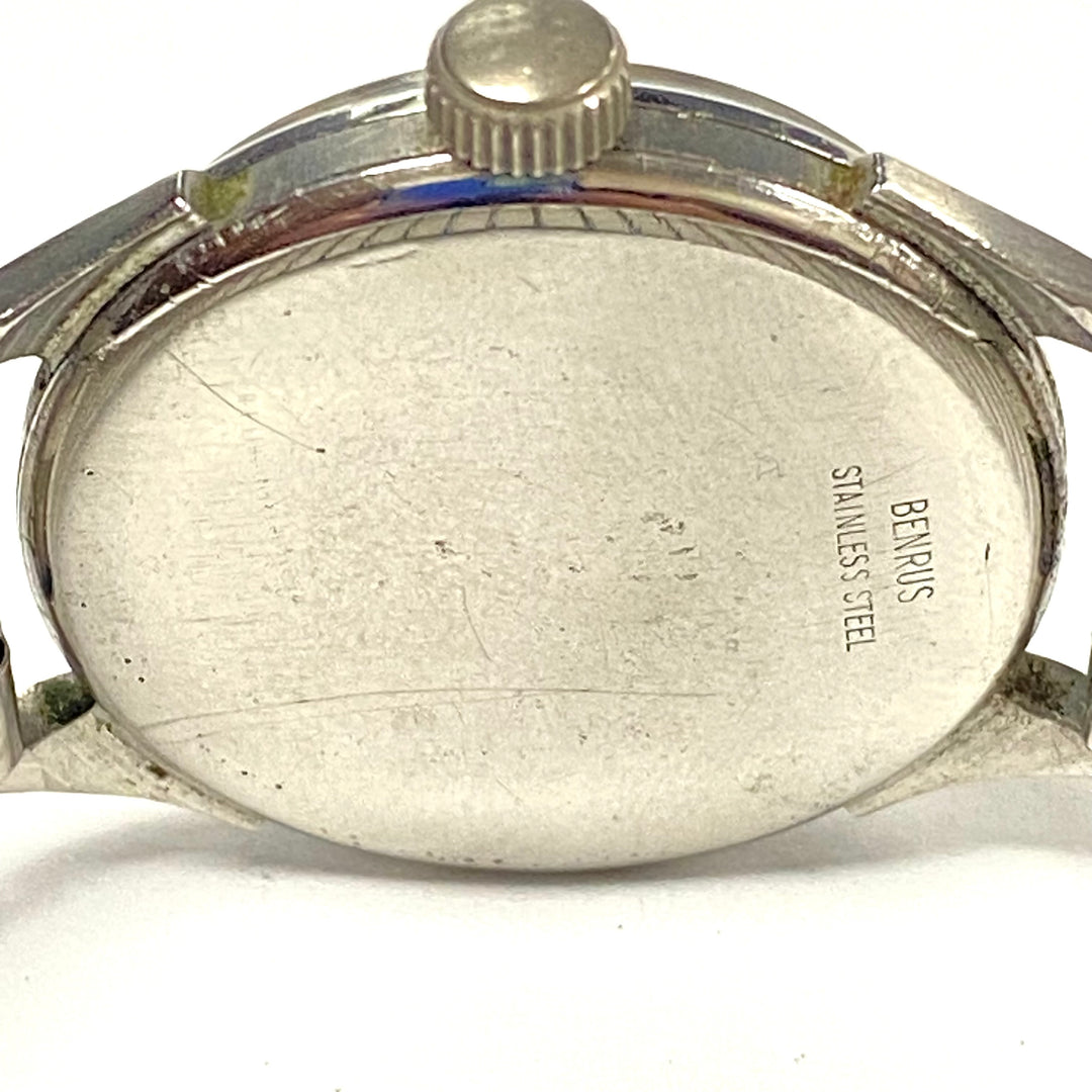 u521 Vintage Benrus Swiss Mechanical 15 Jewels Stainless Steel Wrist Watch 1930's