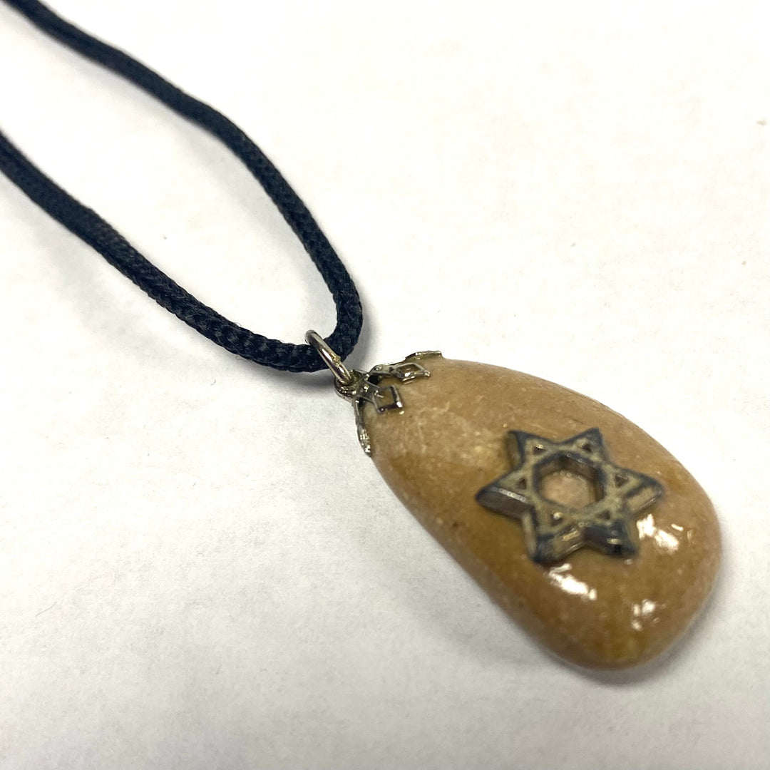 u639 Vintage Star of David Charm Pendant Necklace