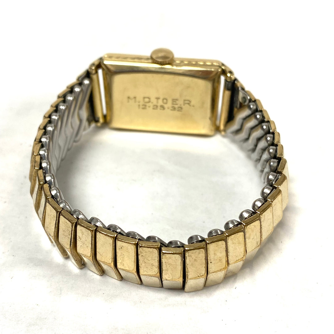 u706 Vintage Longines Swiss 14K Gold Filled 15 Jewels Mechanical Wrist Watch