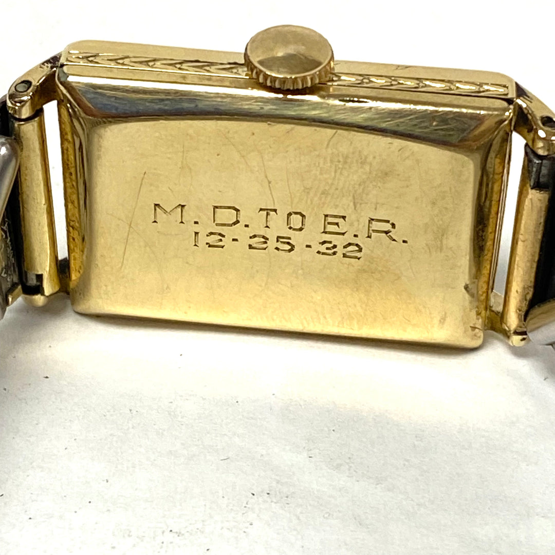 u706 Vintage Longines Swiss 14K Gold Filled 15 Jewels Mechanical Wrist Watch