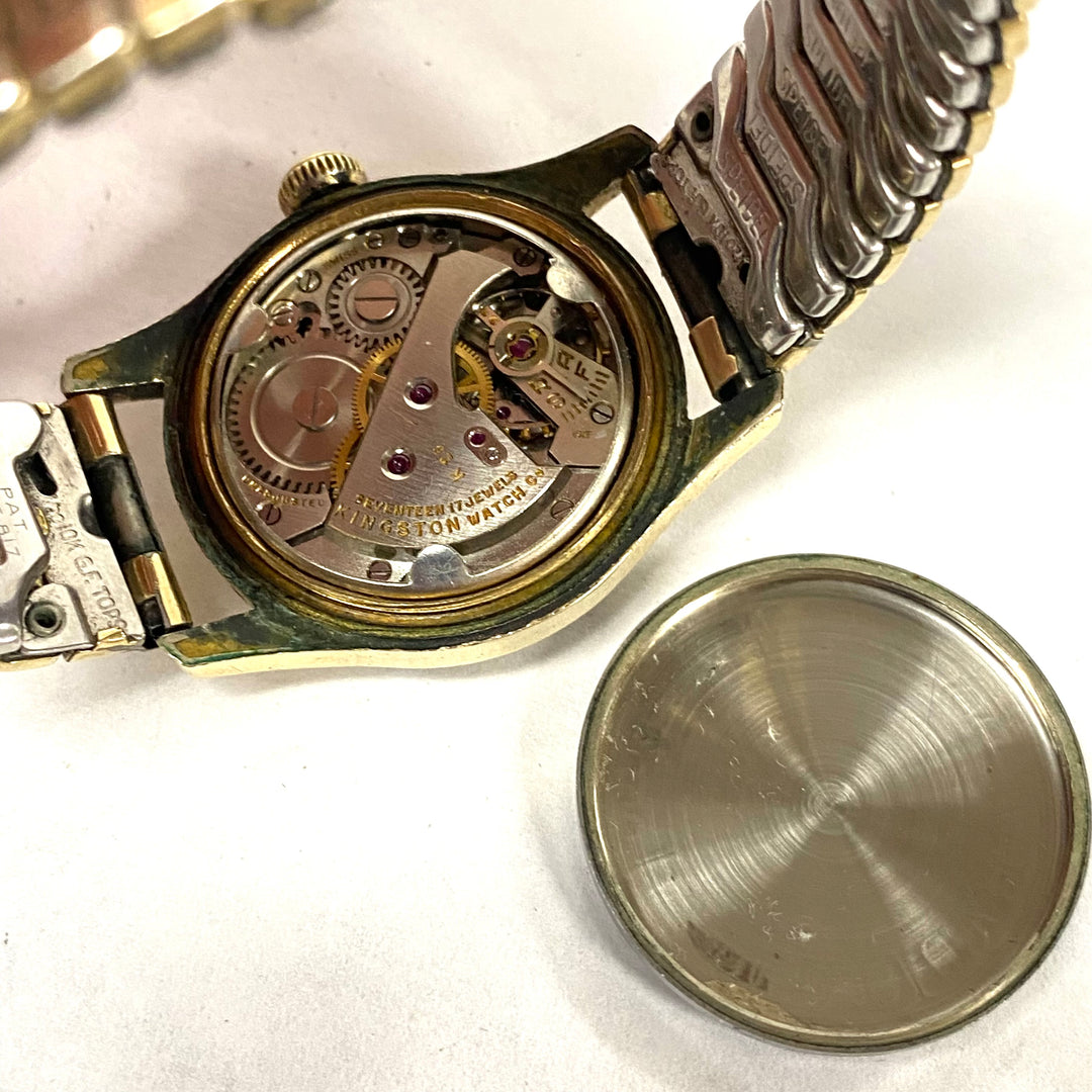u707 Vintage Kingston Sportsman Incabloc Swiss 17 Jewels Mechanical Wrist Watch