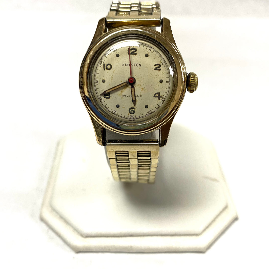u707 Vintage Kingston Sportsman Incabloc Swiss 17 Jewels Mechanical Wrist Watch
