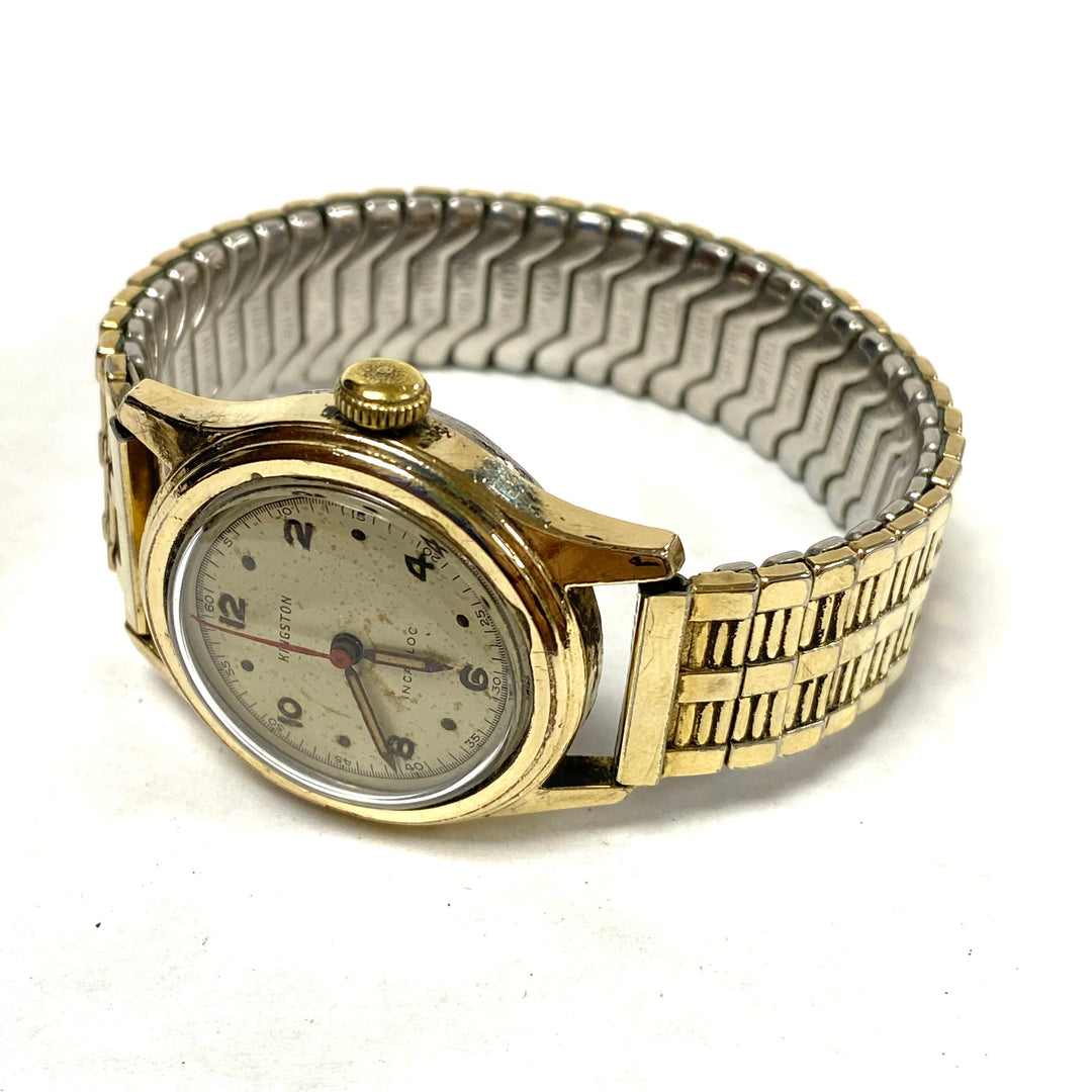 u707 Vintage Kingston Sportsman Incabloc Swiss 17 Jewels Mechanical Wrist Watch