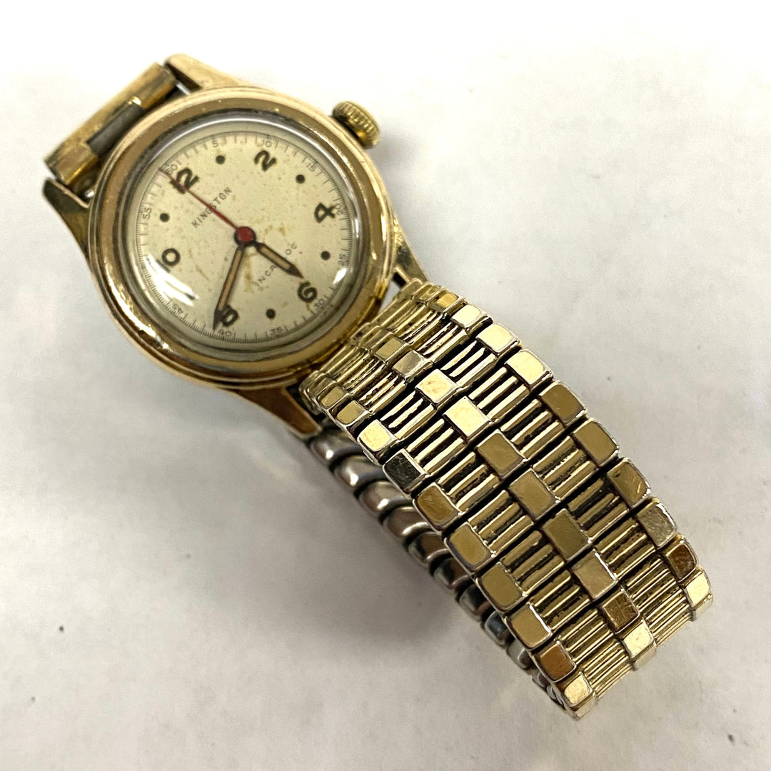 u707 Vintage Kingston Sportsman Incabloc Swiss 17 Jewels Mechanical Wrist Watch