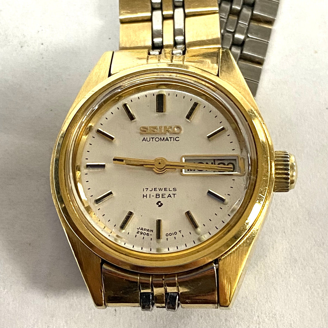 u708 Vintage Japan 2906 HI-BEAT 17 Jewels Automatic Unisex Wrist Watch