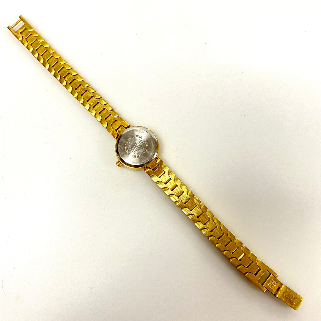 u751 Vintage Cardinal Quartz 2243 Stainless Back Wrist Watch Japan Mov't