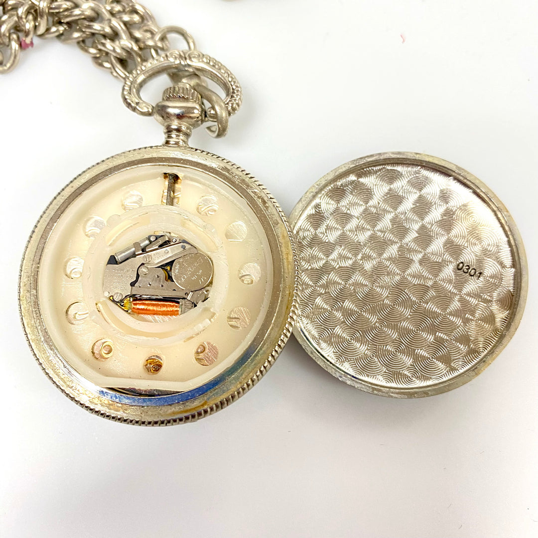 u764 Vintage Remington Quartz Japan Movement Pocket Watch