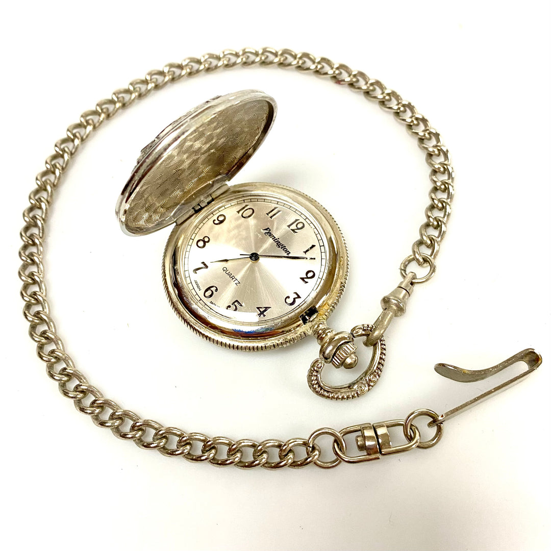 u764 Vintage Remington Quartz Japan Movement Pocket Watch