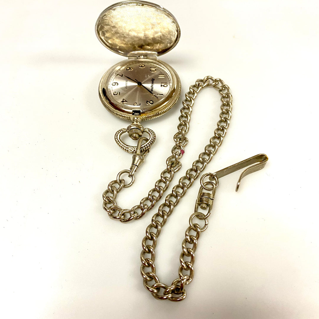 u764 Vintage Remington Quartz Japan Movement Pocket Watch