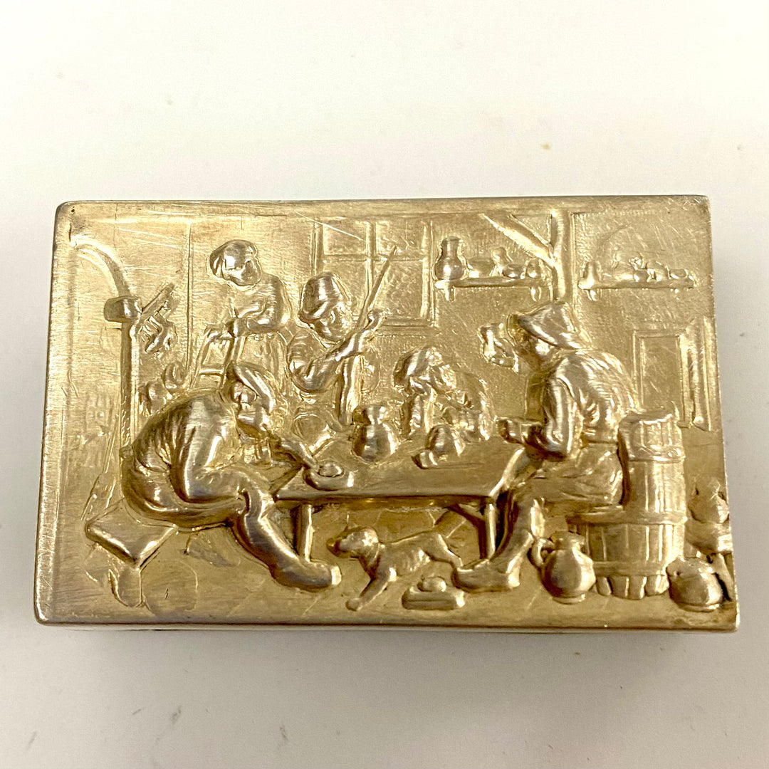 u888 Vintage Sterling Silver 800 Match Box Holder Collectibles