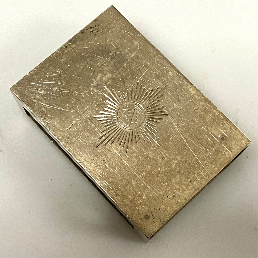 u900 Vintage Sterling Silver S.Kirk & Son Match Box Holder Collectibles 1973