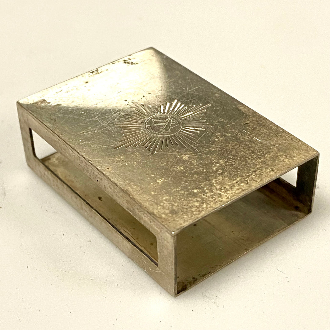 u900 Vintage Sterling Silver S.Kirk & Son Match Box Holder Collectibles 1973