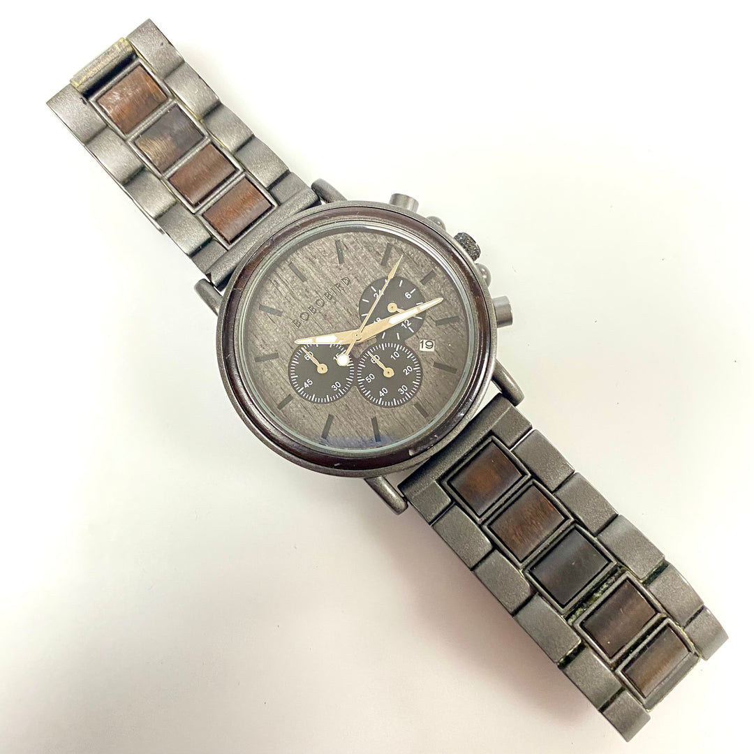 u923 BOBOBIRD Stainless Steel 23-03 Pieces Of Nature Men's Wrist Watch