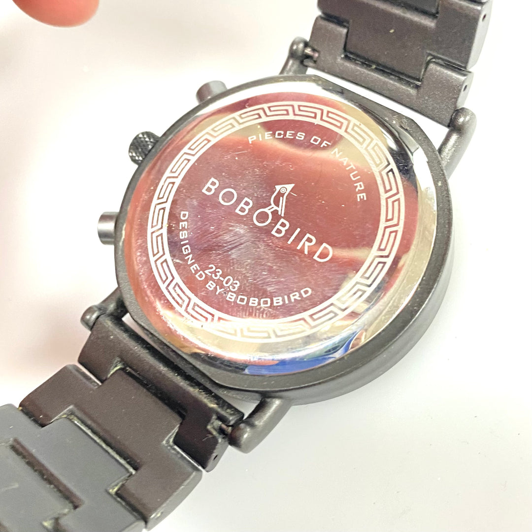 u923 BOBOBIRD Stainless Steel 23-03 Pieces Of Nature Men's Wrist Watch