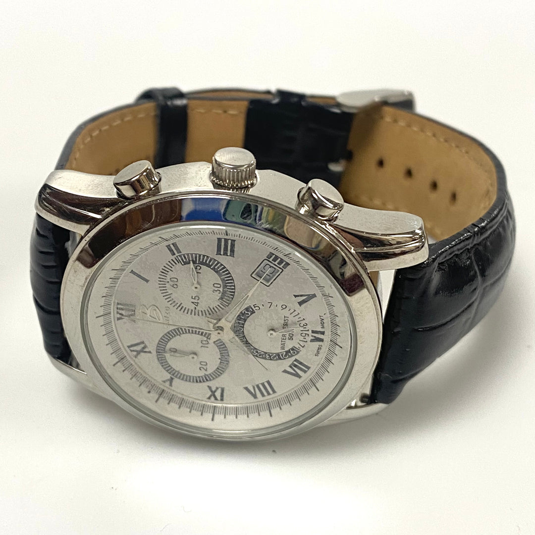 u936 BRIZO Quartz All Stainless Steel Water Resistant 50m Swiss Wrist Watch