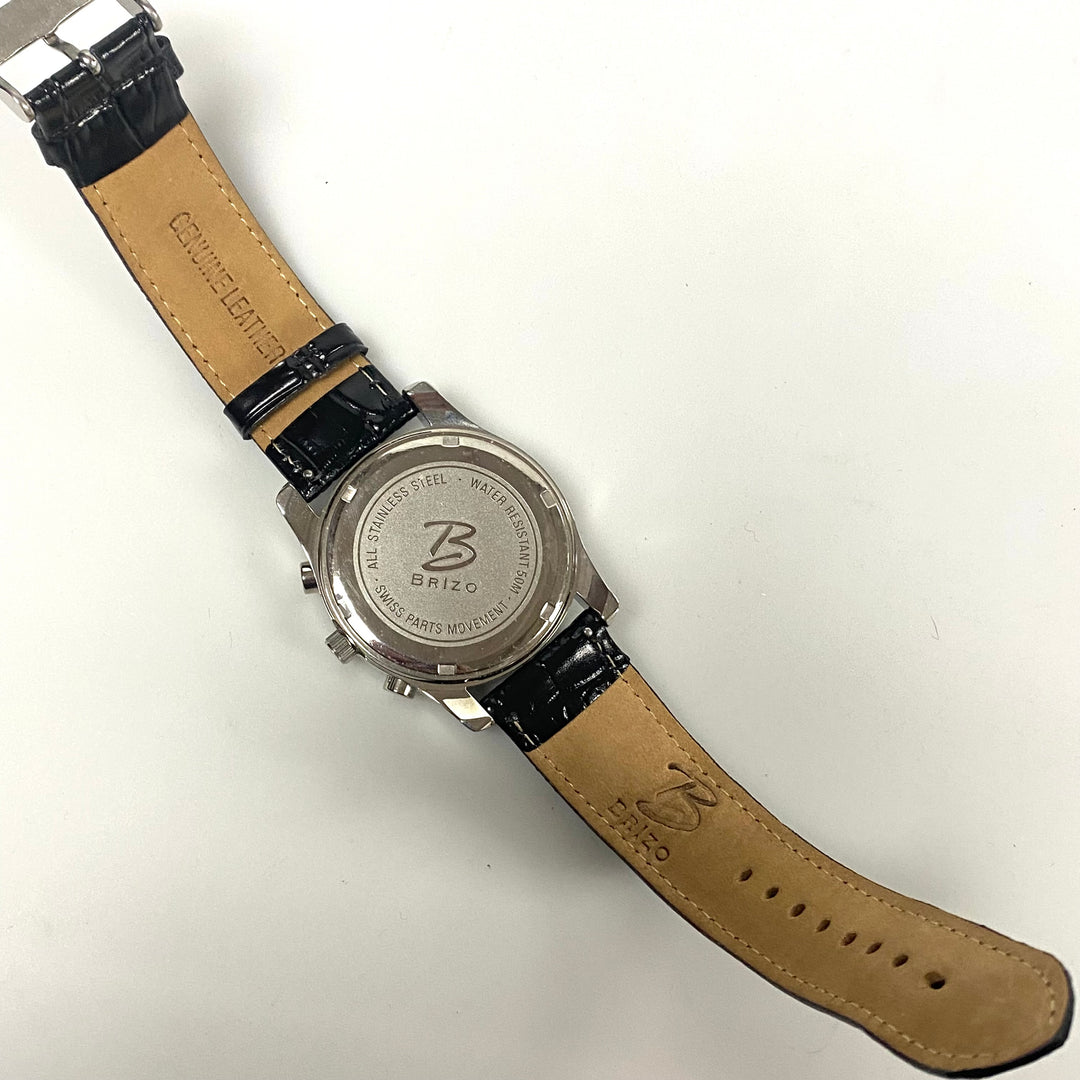 u936 BRIZO Quartz All Stainless Steel Water Resistant 50m Swiss Wrist Watch