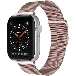 u939 Rose Gold Tone Metal Strap For Apple Watch Bracelet Band