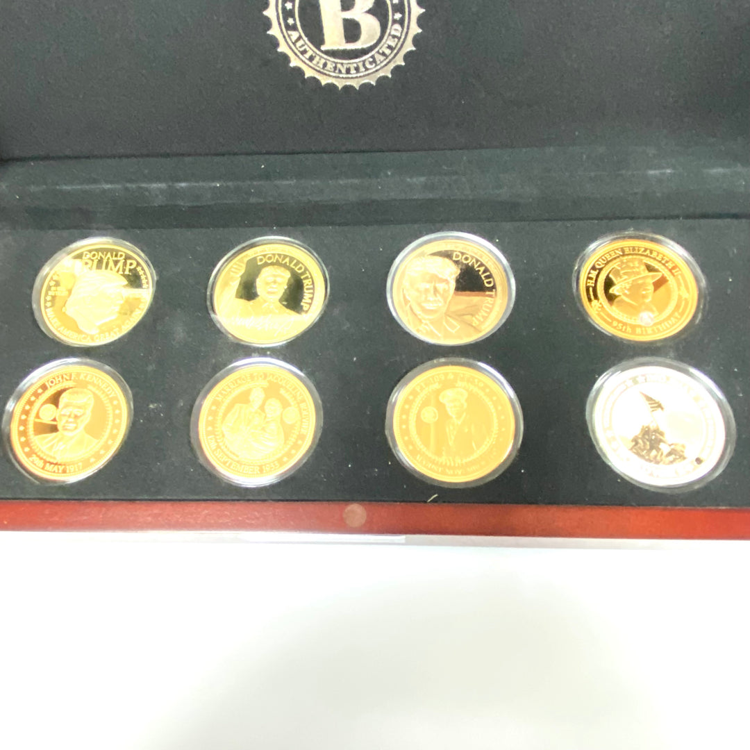 u978 JFK 100th Anniversary Proof 8-Coin Collection (Bradford Exchange Mint) in original Display Case