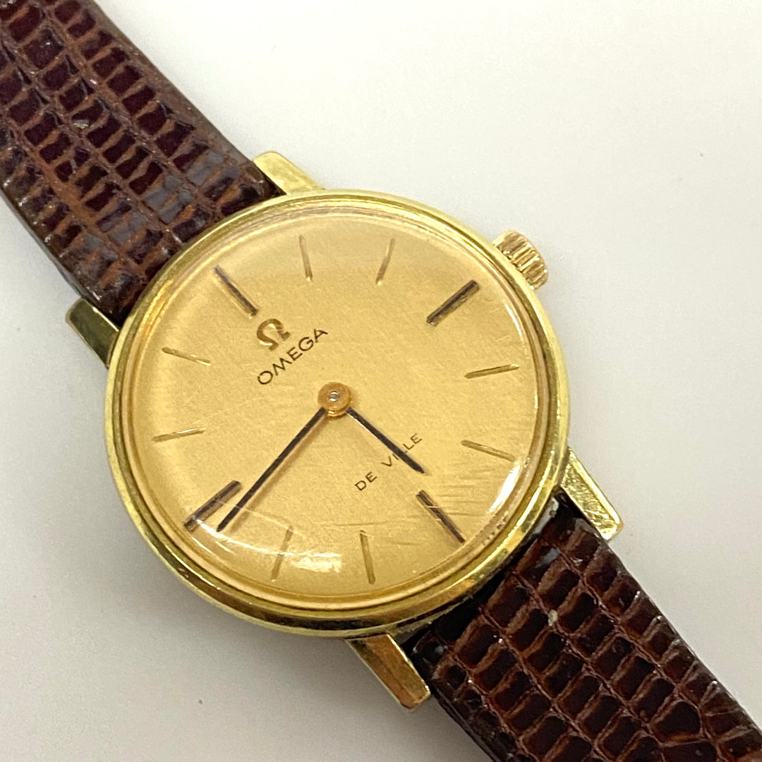 u984 Vintage Omega DE VILLE Swiss Made Mechanical Women's Wrist Watch