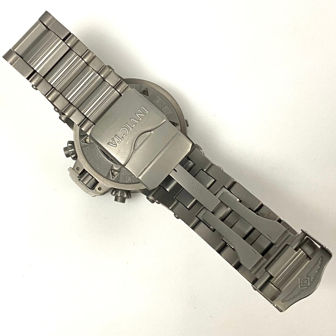v010 INVICTA Subaqua Noma III 500m WR Chrono Limited Edition SS Titanium Wrist Watch 11050 +Box