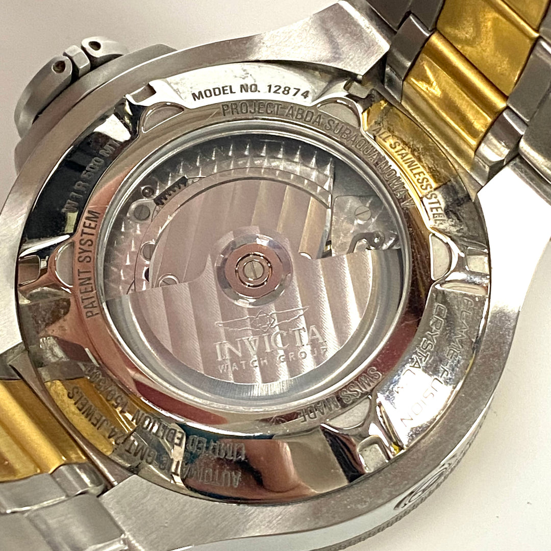 v011 INVICTA Subaqua Noma V 500m WR Chronograph Limited Edition All Stainless Steel Wrist Watch 12874 +Box