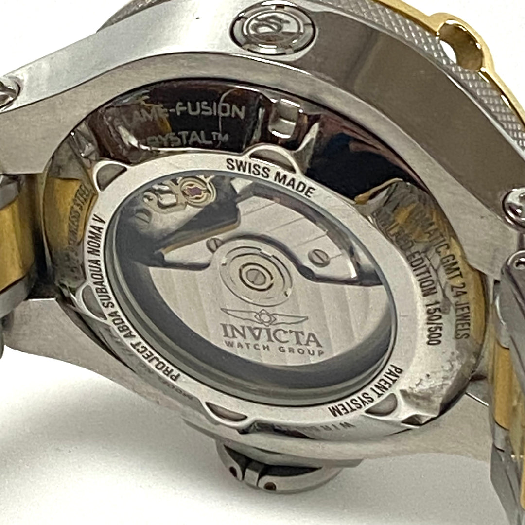 v011 INVICTA Subaqua Noma V 500m WR Chronograph Limited Edition All Stainless Steel Wrist Watch 12874 +Box