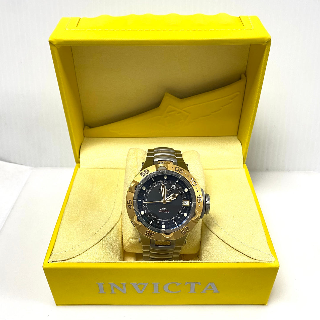 v011 INVICTA Subaqua Noma V 500m WR Chronograph Limited Edition All Stainless Steel Wrist Watch 12874 +Box