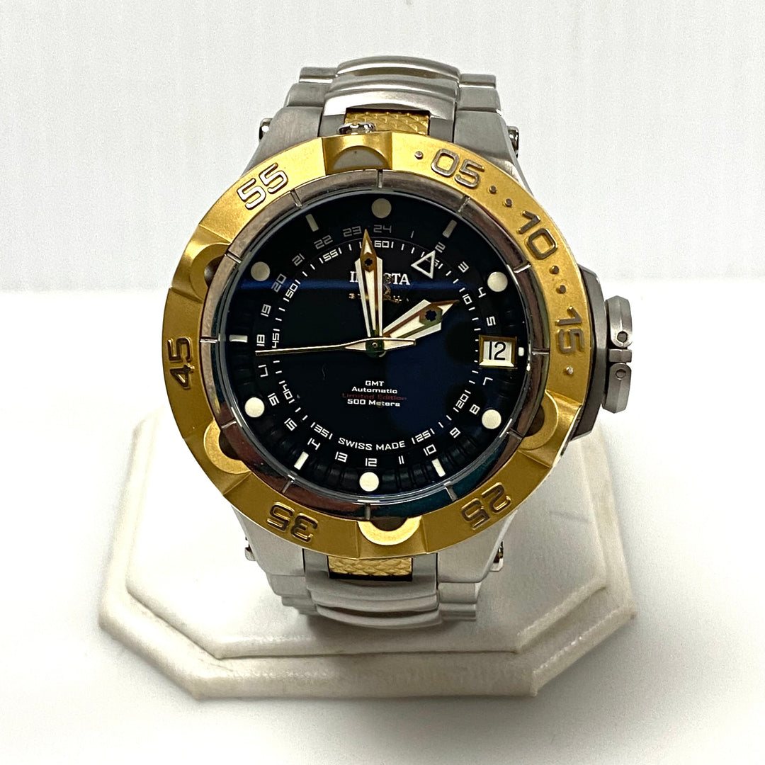 v011 INVICTA Subaqua Noma V 500m WR Chronograph Limited Edition All Stainless Steel Wrist Watch 12874 +Box