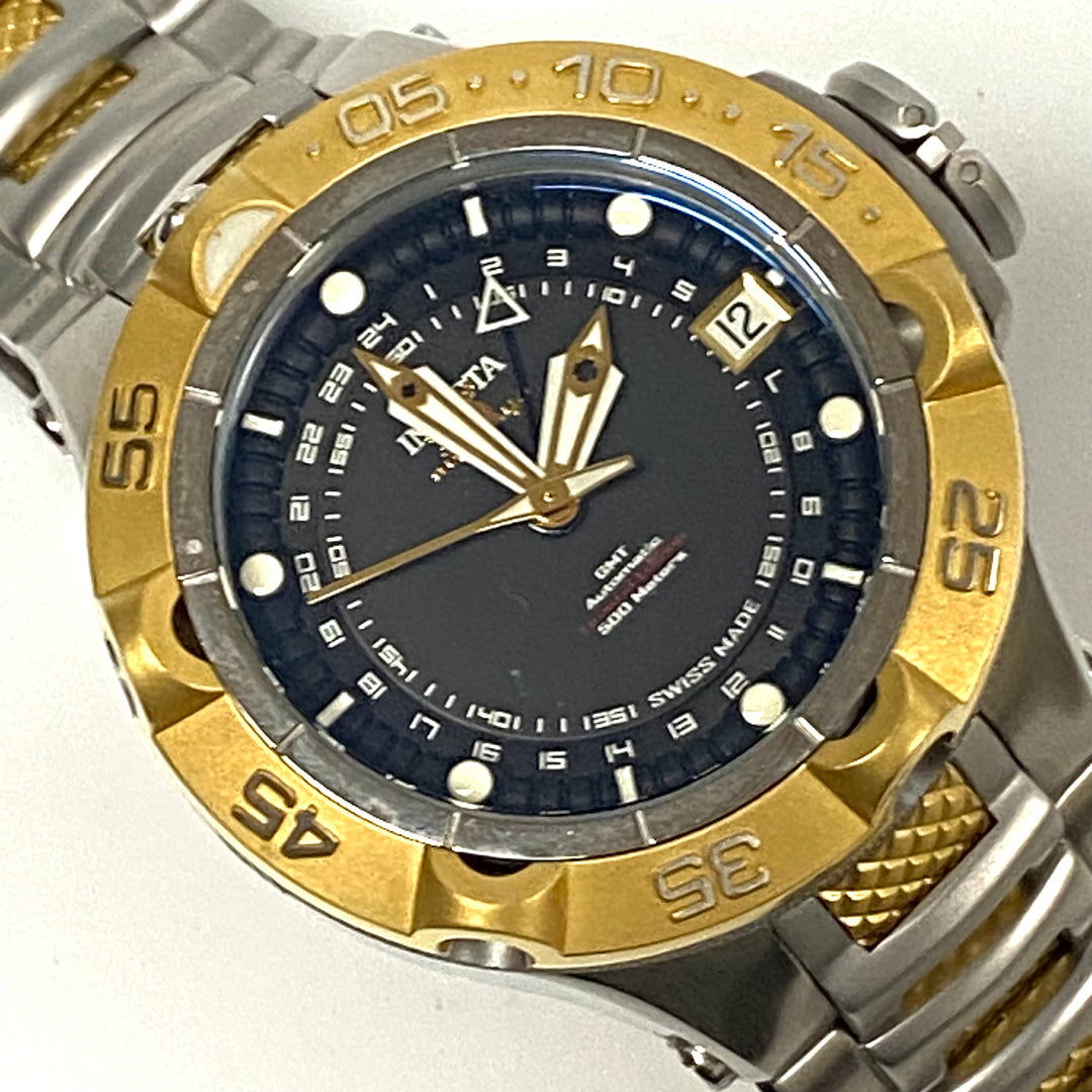 v011 INVICTA Subaqua Noma V 500m WR Chronograph Limited Edition All Stainless Steel Wrist Watch 12874 +Box