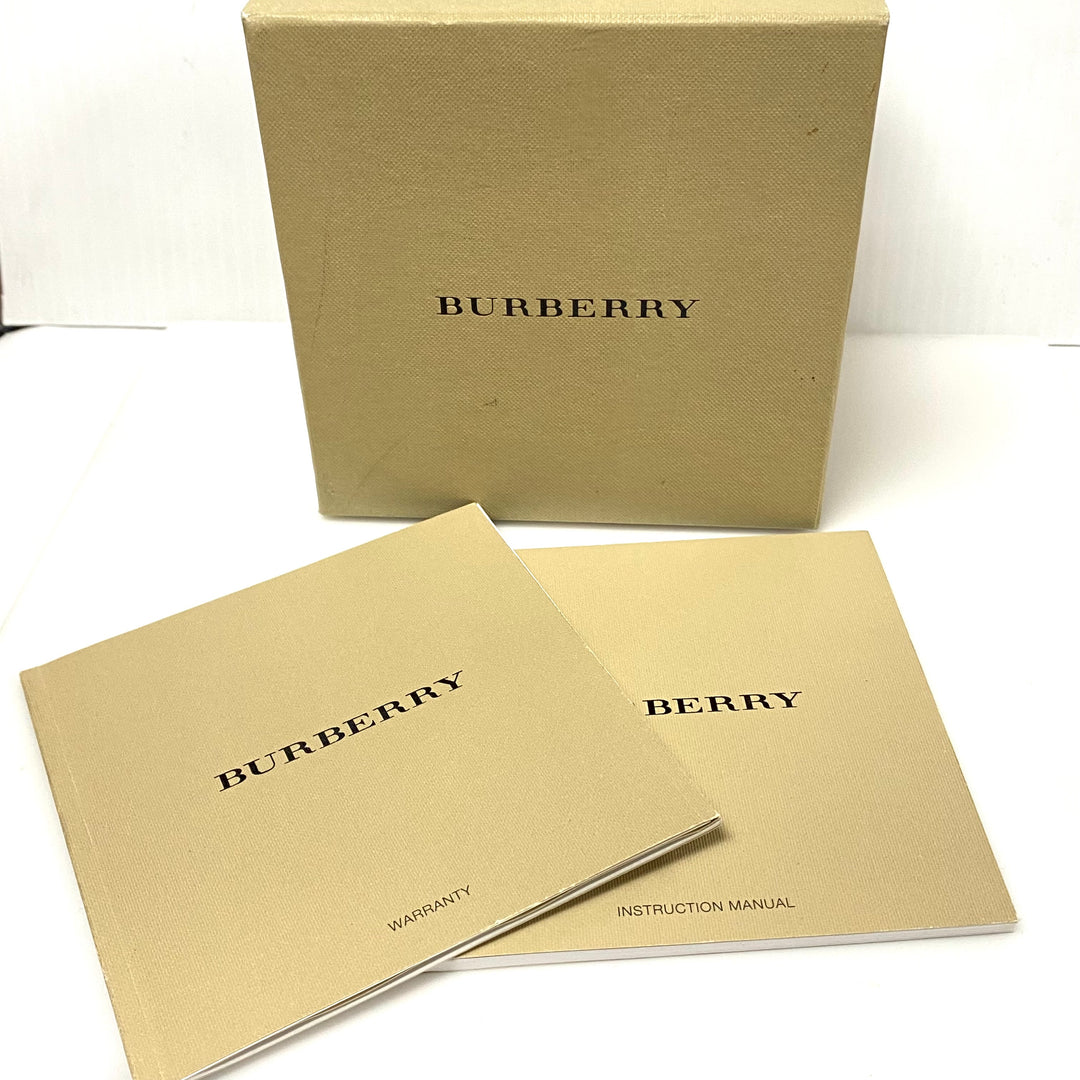 v013 Burberry Swiss Made BU7305 100M WR Quartz Men's Wrist Watch w Original Box