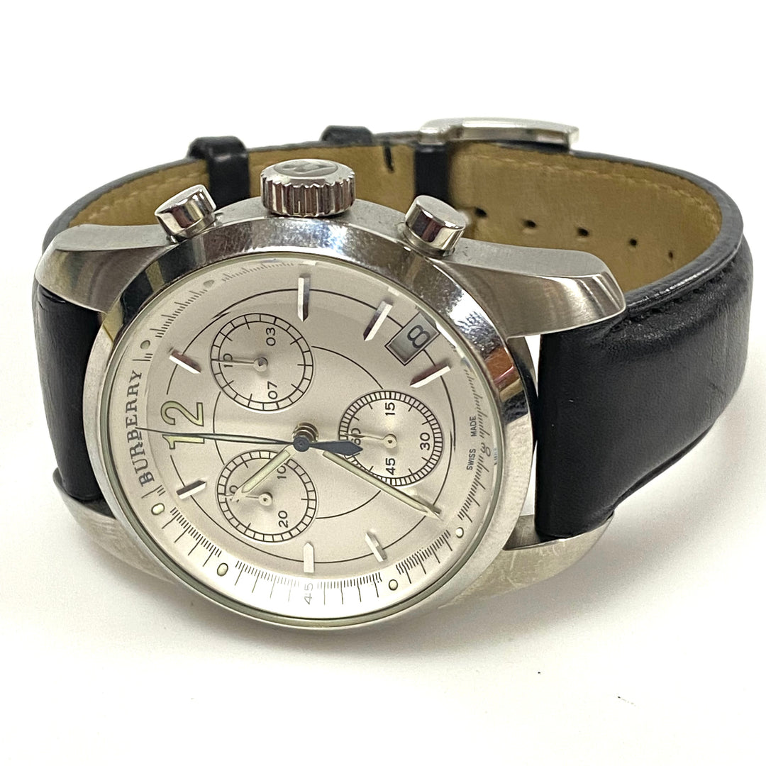 v013 Burberry Swiss Made BU7305 100M WR Quartz Men's Wrist Watch w Original Box