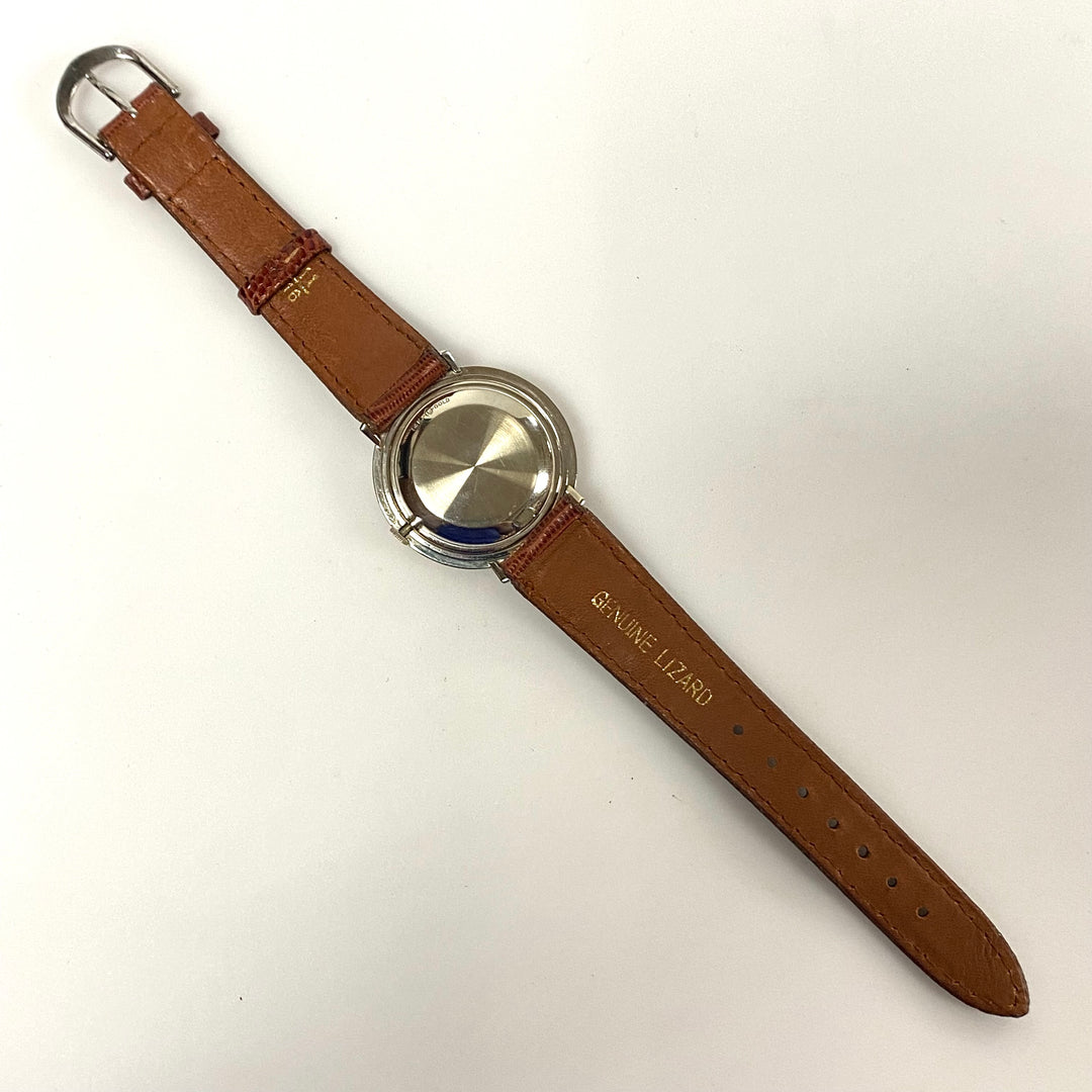 v018 Vintage Girard Perregaux Mechanical 14K White Gold 17 Jewels Wrist Watch