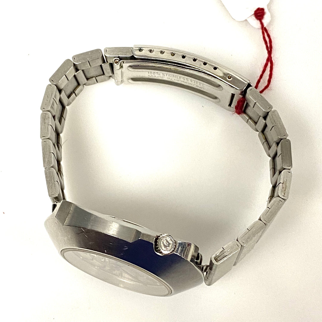 v022 Vintage Bulova Accutron Sputric 2181 Swiss Stainless Steel Wrist Watch +Box