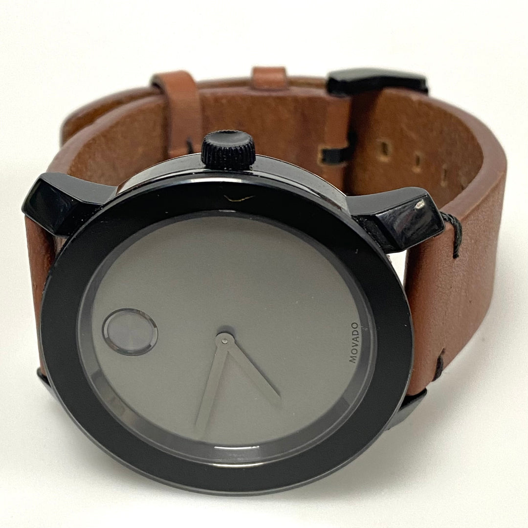 v041 Vintage Movado BOLD Swiss Mov't Stainless Steel Wrist Watch Water Resistant