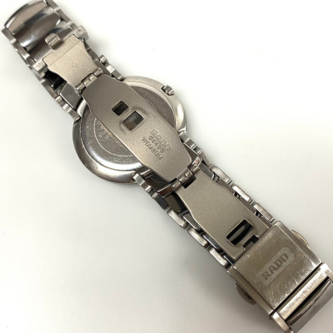 v091 Vintage RADO Jubilé DiaStar 129.0593.3 Quartz ceramic case and strap Men's Wrist Watch