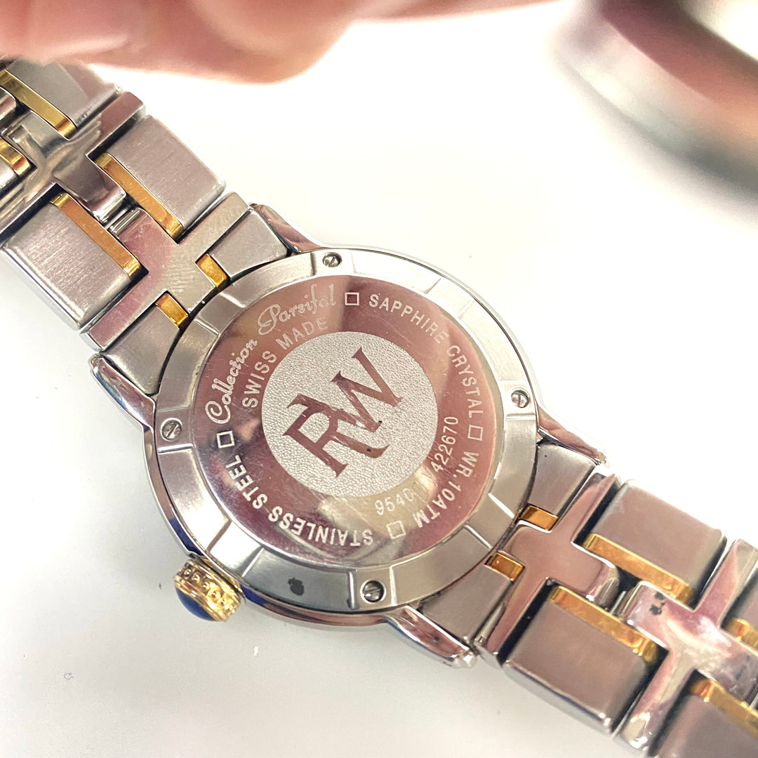 v101 Vintage Raymond Weil Parsifal Collection Swiss Quartz Stainless Steel Men's Wrist Watch