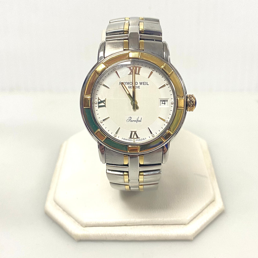 v101 Vintage Raymond Weil Parsifal Collection Swiss Quartz Stainless Steel Men's Wrist Watch