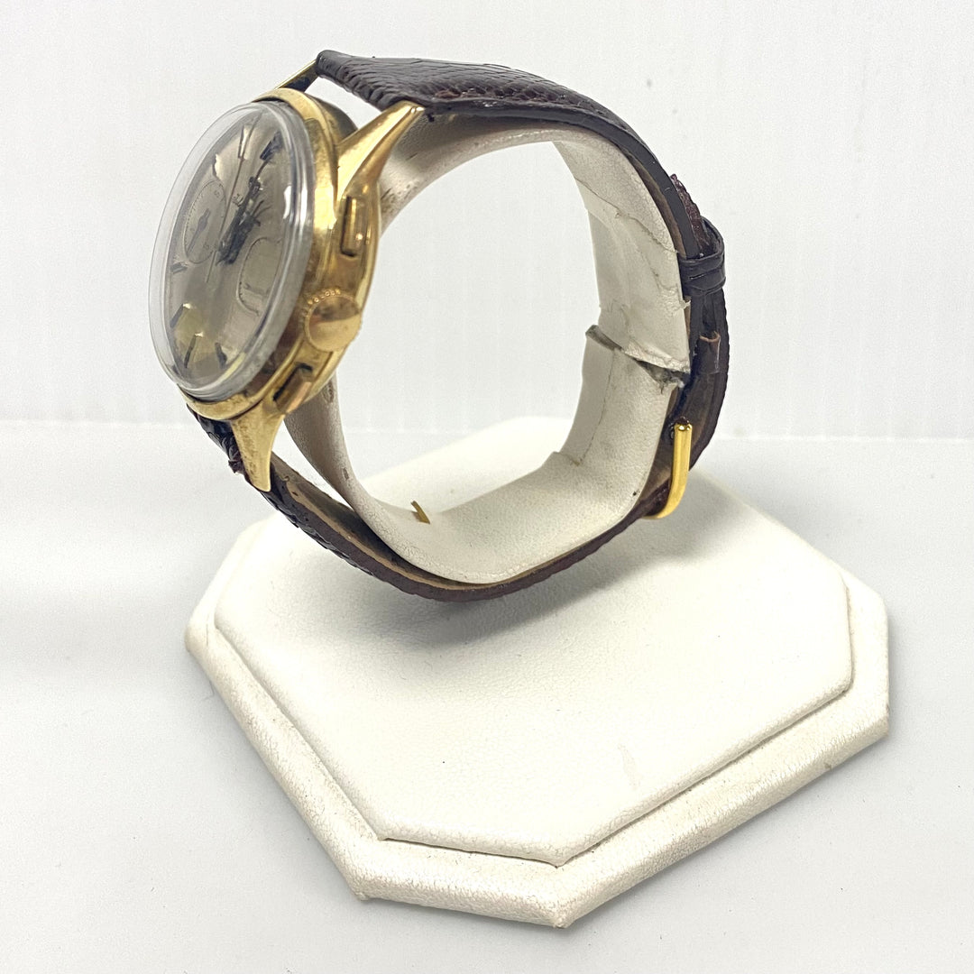 v102 Vintage Jules Jurgensen 14K Yellow Gold Mechanical Men's Wrist Watch