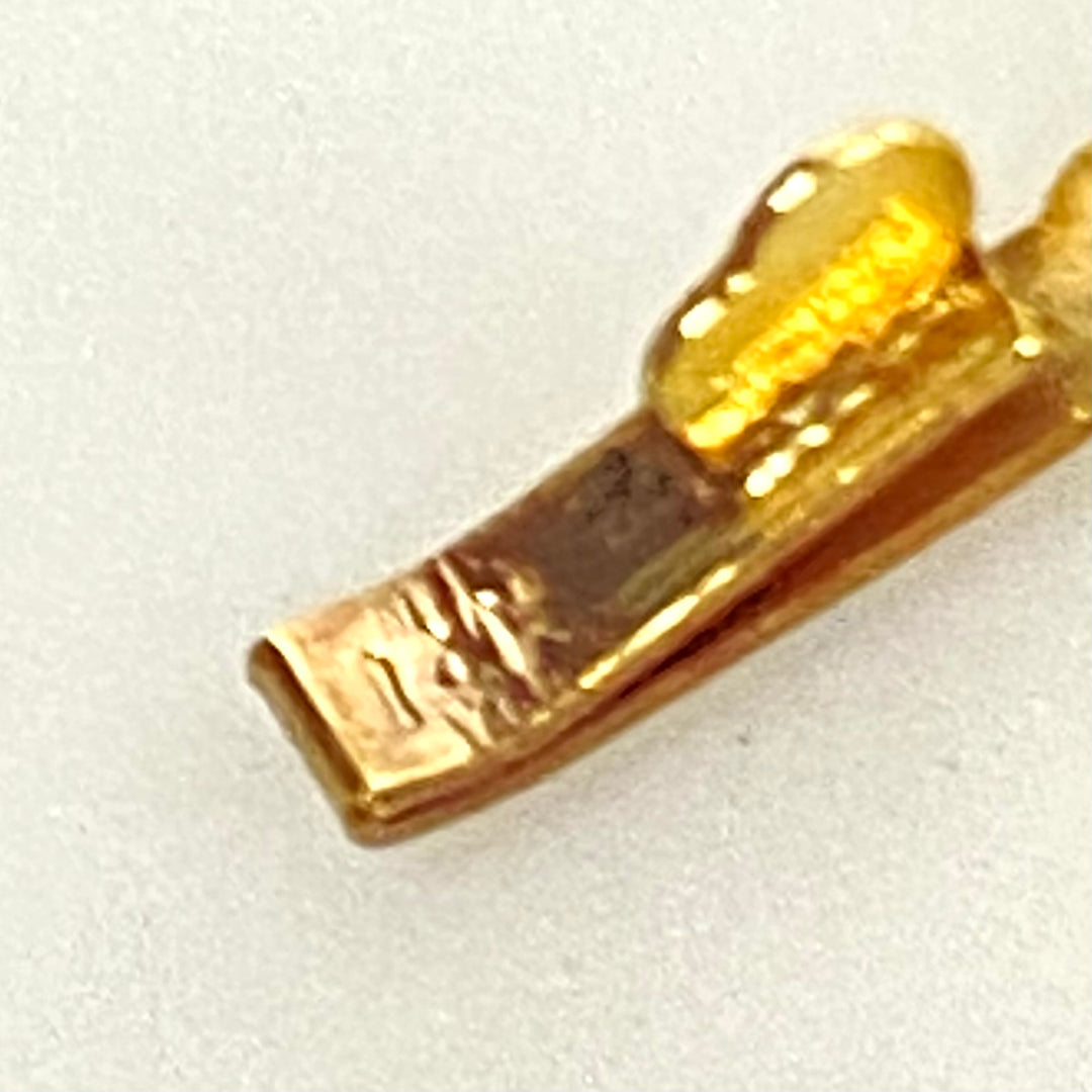 v134 Vintage 14K Yellow Gold Thick Rope Chain Necklace 21" Long