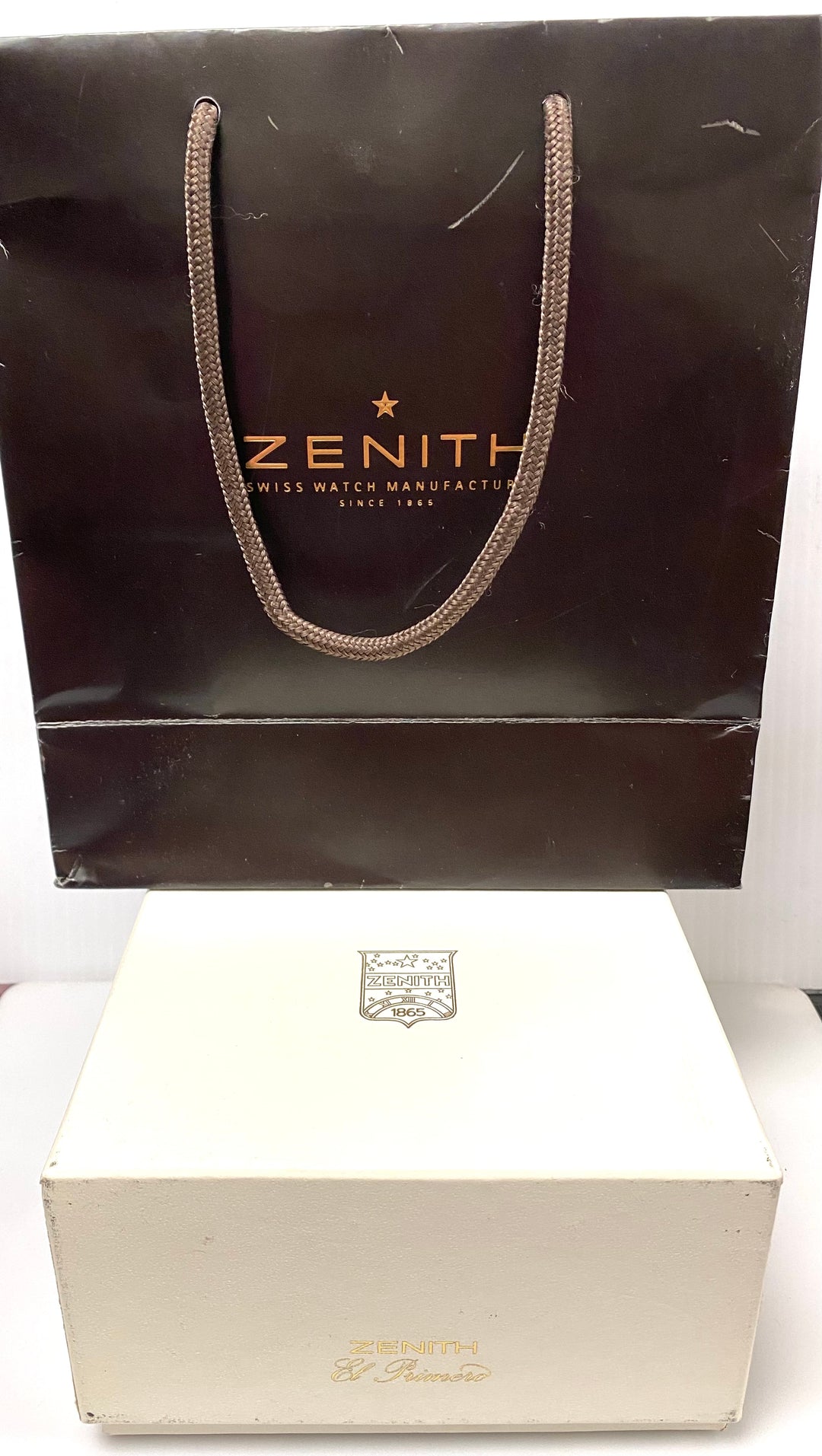 v147 Vintage Zenith Rainbow El Primero Automatic Chronograph Men's Wrist Watch