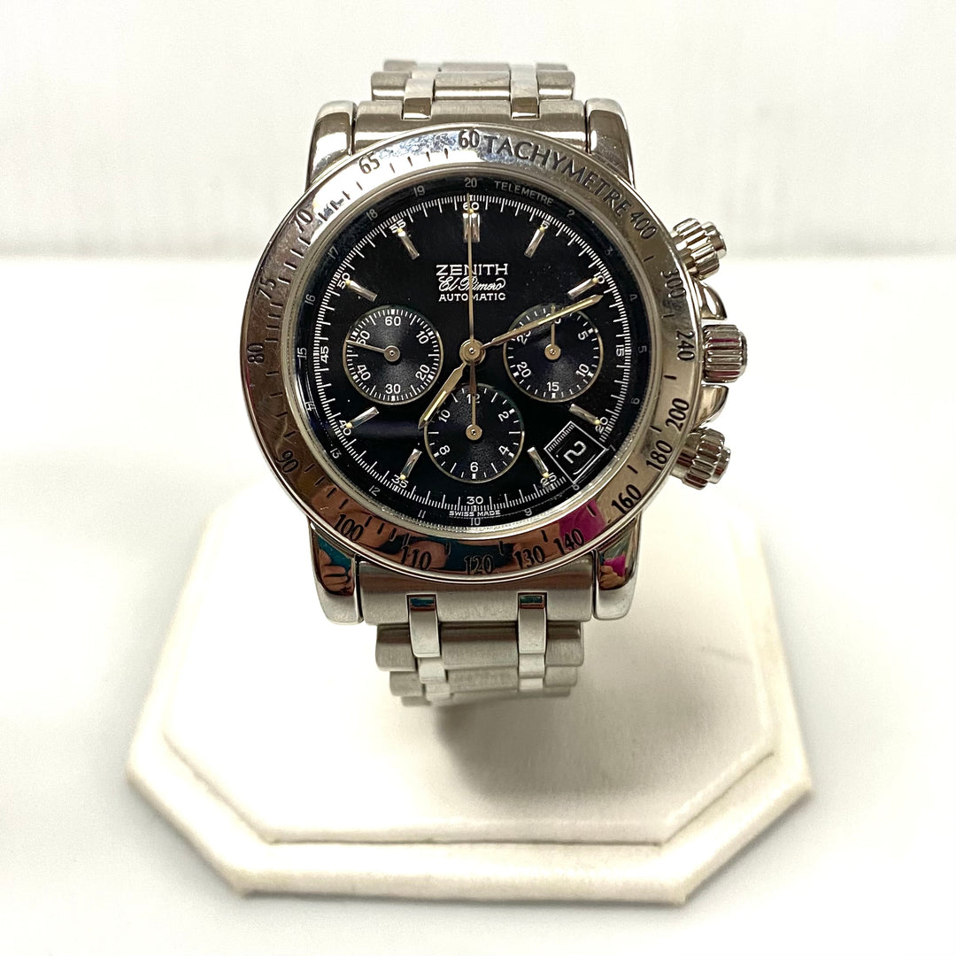 v147 Vintage Zenith Rainbow El Primero Automatic Chronograph Men's Wrist Watch