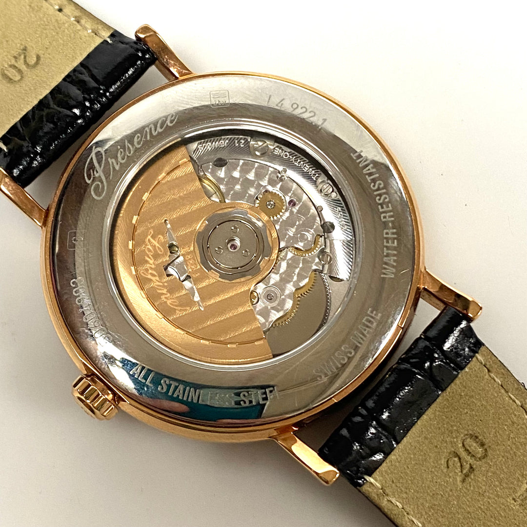 v210 Vintage Longines Presence Water Resistant Automatic Swiss Men's Wrist Watch