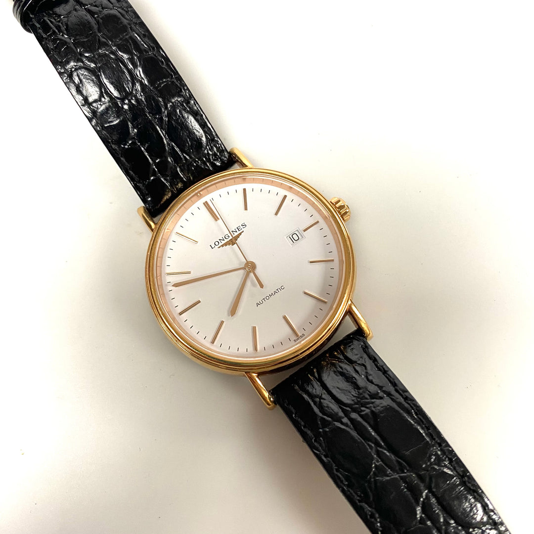 v210 Vintage Longines Presence Water Resistant Automatic Swiss Men's Wrist Watch