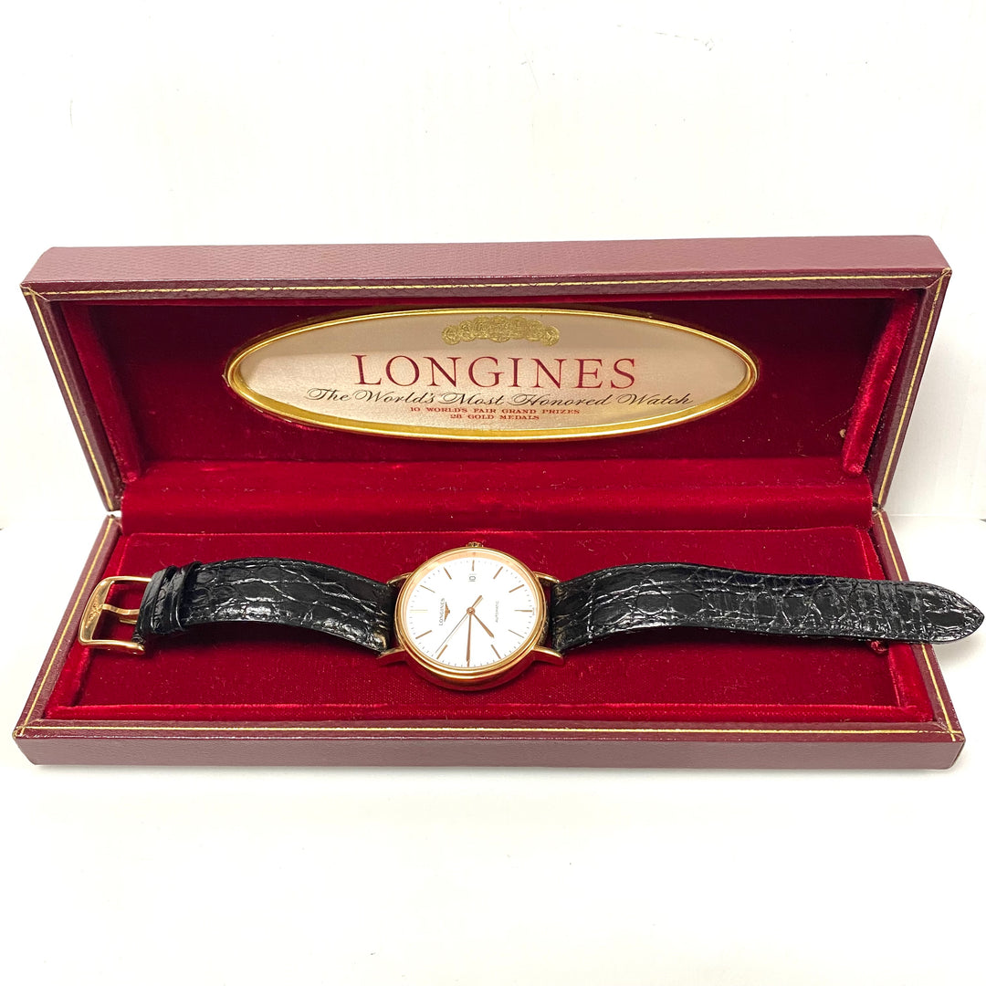 v210 Vintage Longines Presence Water Resistant Automatic Swiss Men's Wrist Watch