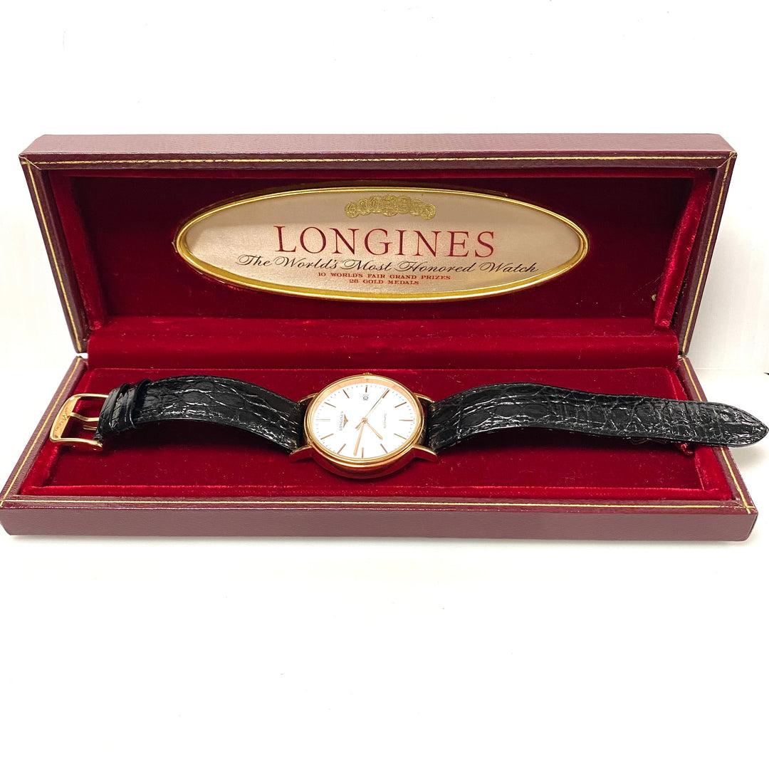 v210 Vintage Longines Presence Water Resistant Automatic Swiss Men's Wrist Watch
