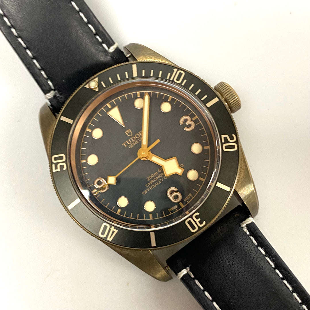 v212 Tudor Black Bay Bronze Gray Dial 43mm M79250BA Swiss Men's Wrist Watch