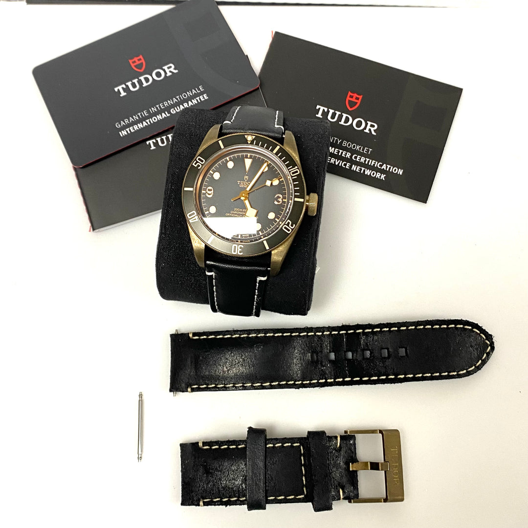 v212 Tudor Black Bay Bronze Gray Dial 43mm M79250BA Swiss Men's Wrist Watch