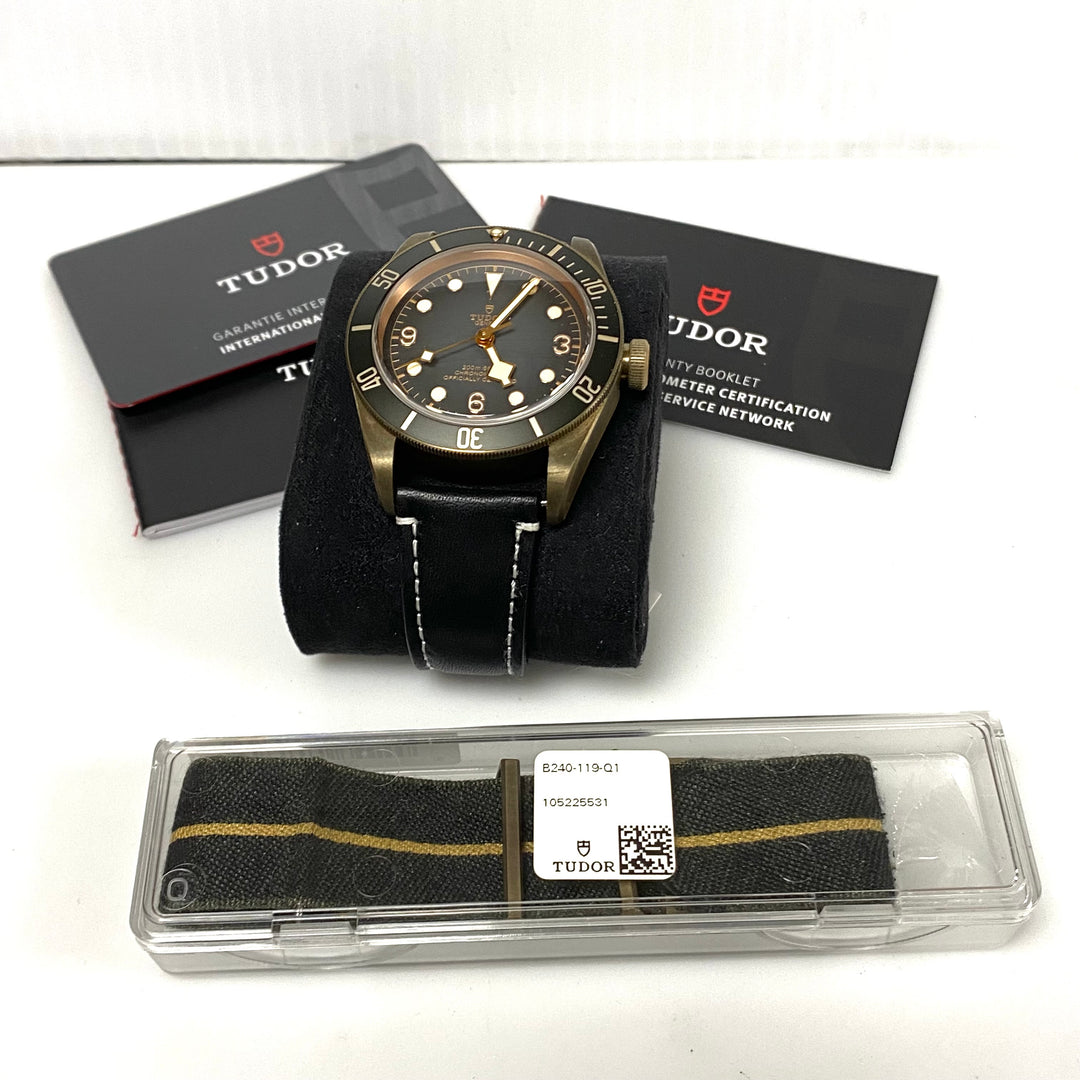 v212 Tudor Black Bay Bronze Gray Dial 43mm M79250BA Swiss Men's Wrist Watch