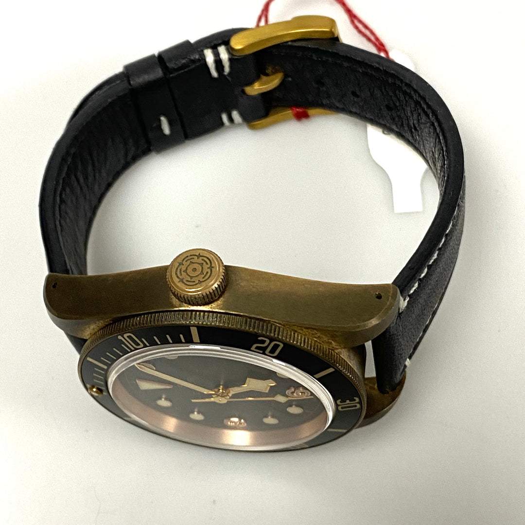 v212 Tudor Black Bay Bronze Gray Dial 43mm M79250BA Swiss Men's Wrist Watch